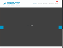 Tablet Screenshot of esetron.com